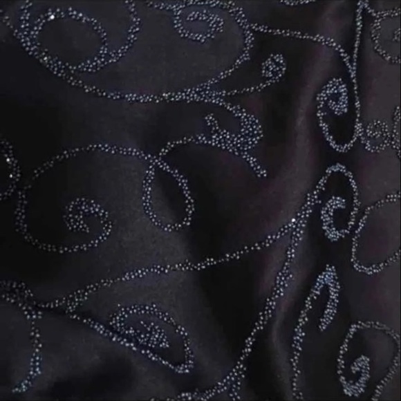 Royal Purple Beaded Long Prom Dress - Picture 3 of 4